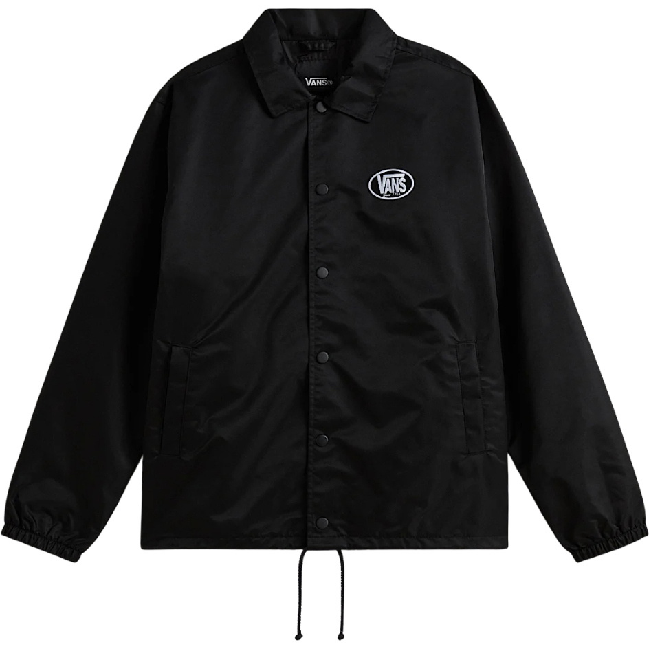 2026 Vans Mens Torrey Nylon Coach Jacket VN000TRE - Black